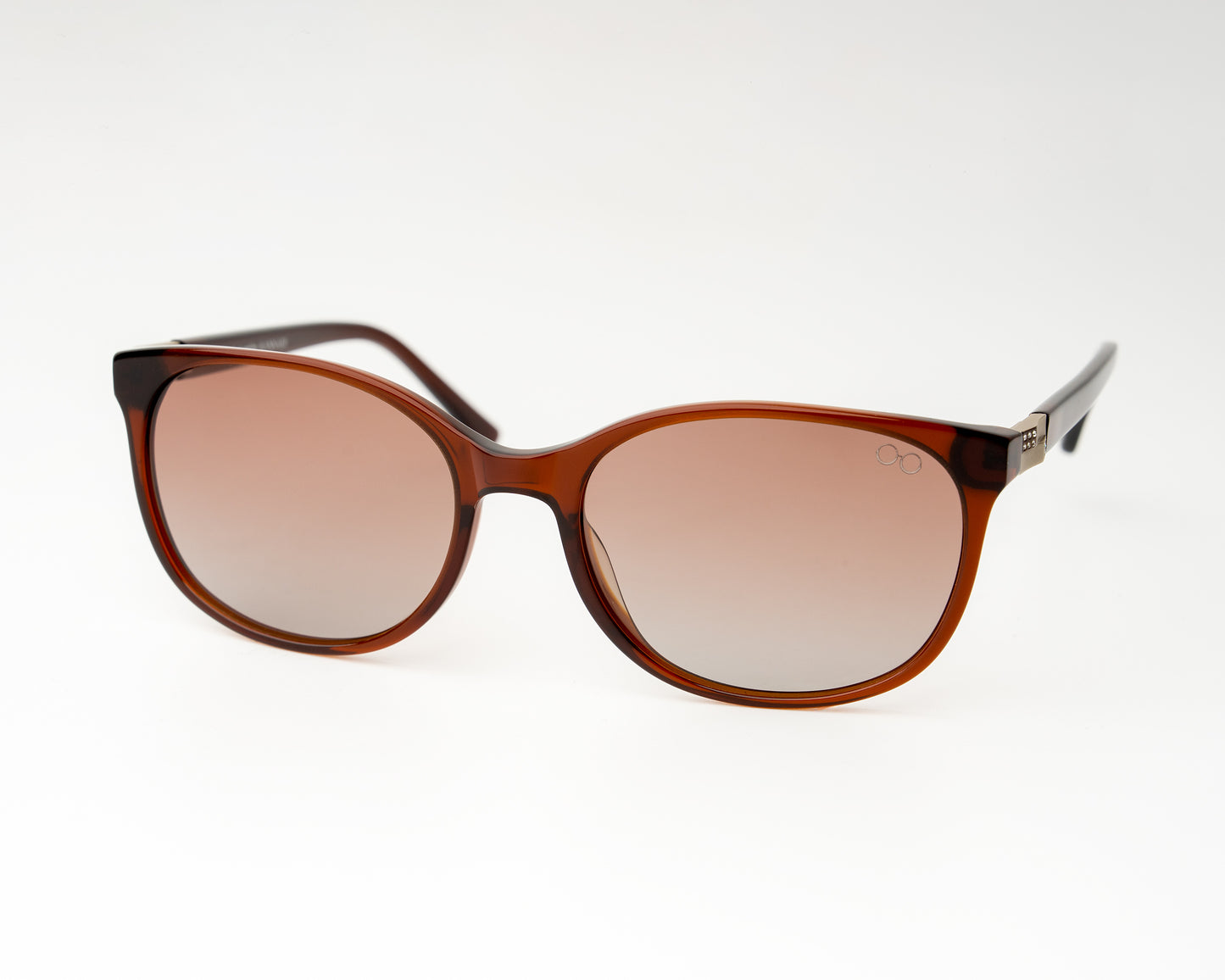Rounded Cat-Eye Sunglasses