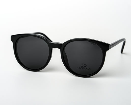 Round Clip On Glassses Optical