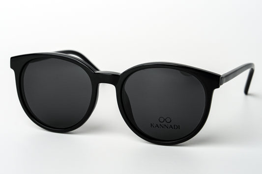 Round Clip On Glassses Optical