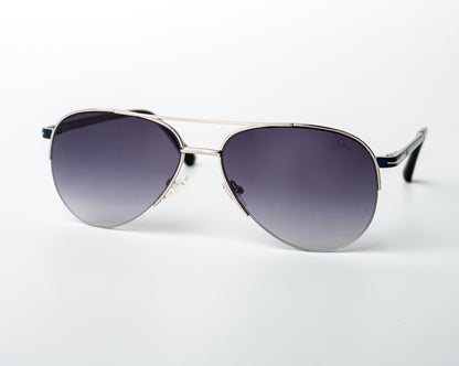Half Rim Aviator Polarized