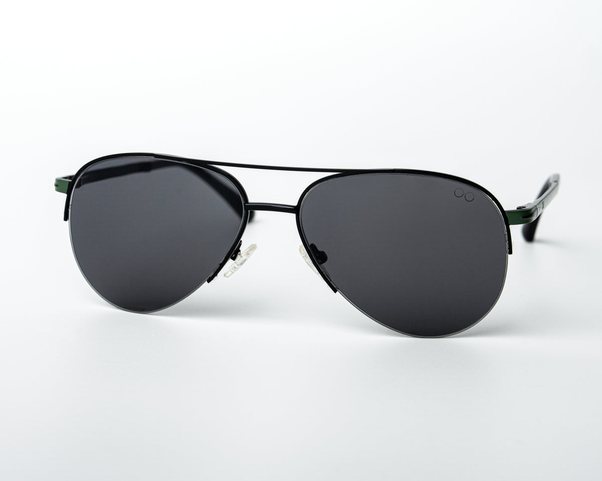 Half Rim Aviator Polarized