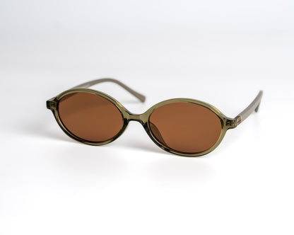 Retro Oval Polarized